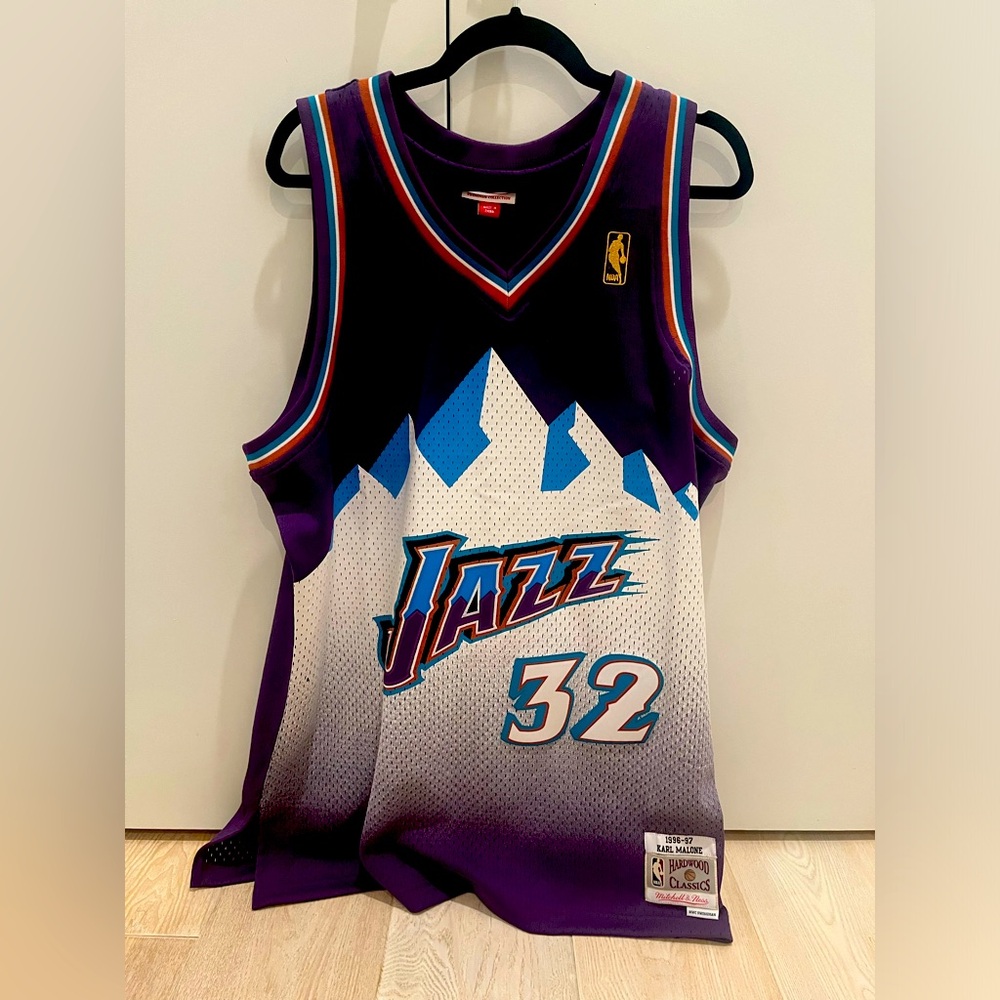 Karl Malone Hardwood Classics Mitchell and Ness Jersey